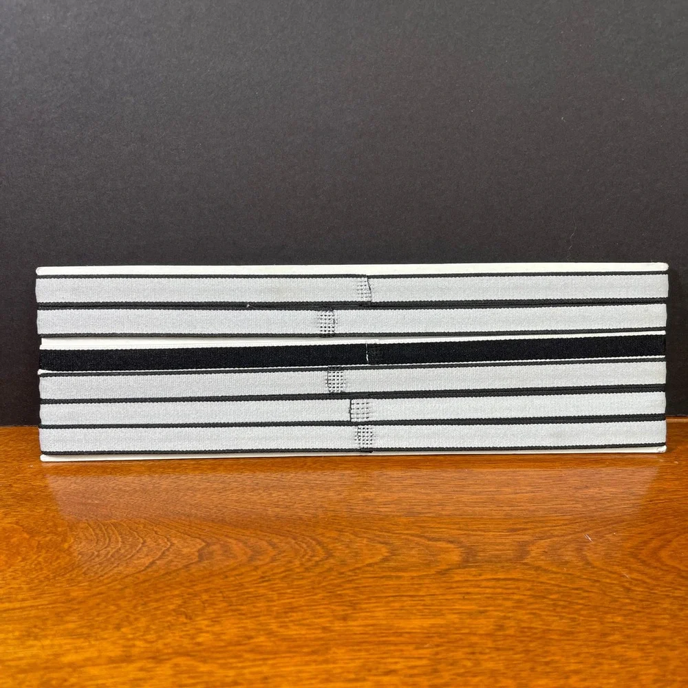 Nike Headbands 5 Pack Gray‎ Black Swoosh Athletic Sweatbands Multiple Colors